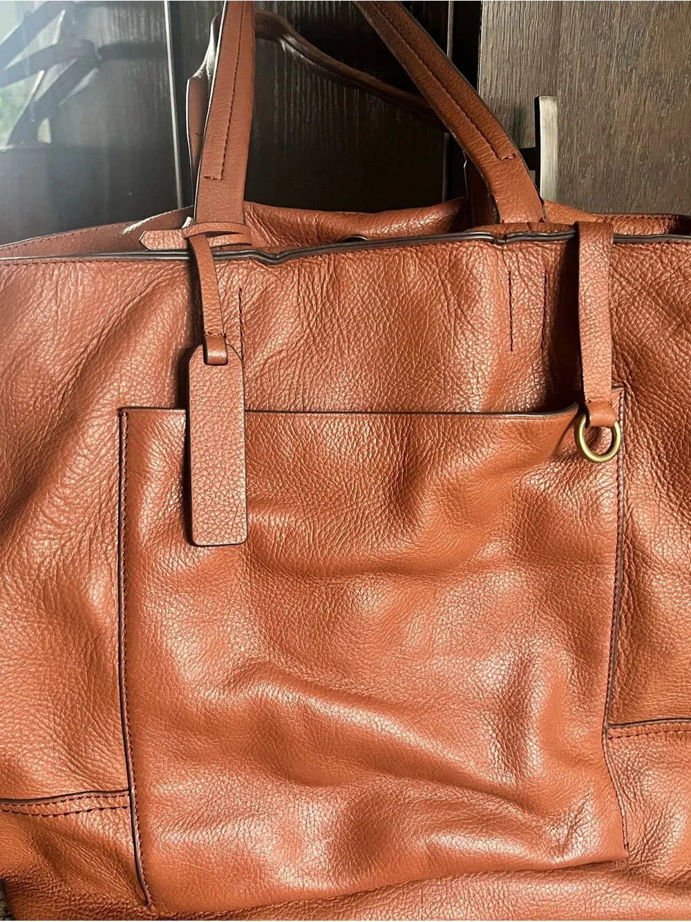 Classic J. CREW “ all day tote” - Picture 4 of 7